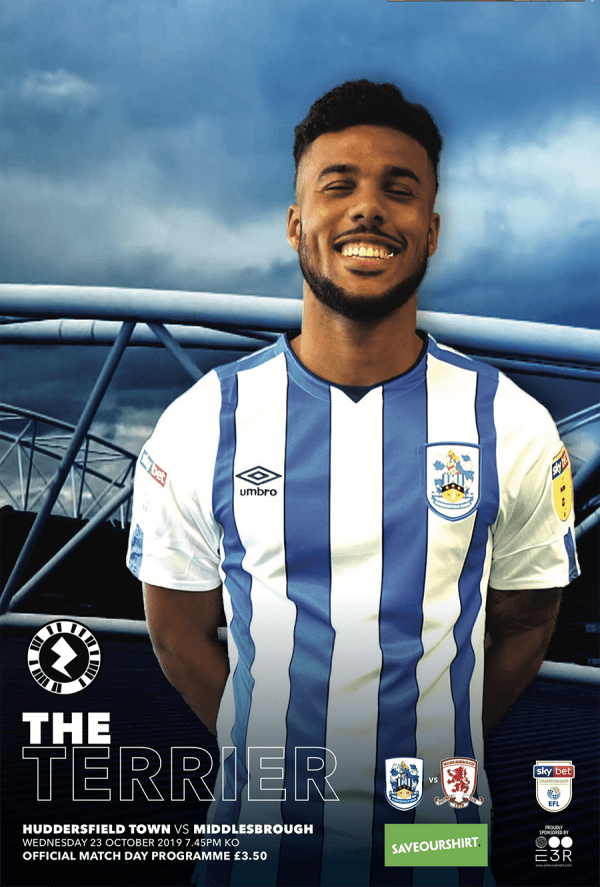 Huddersfield Town v Middlesbrough Matchday Programme AcaCreative